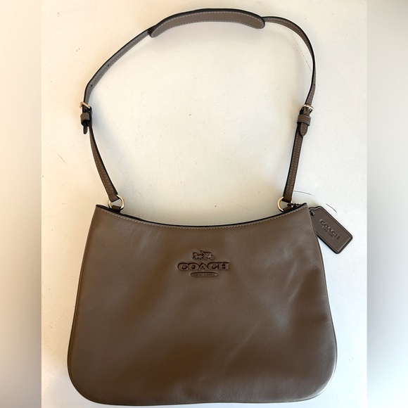Coach CP101 Penelope Shoulder Bag Dark Stone AUTHENTIC Quiet Luxury Classic - Picture 1 of 16